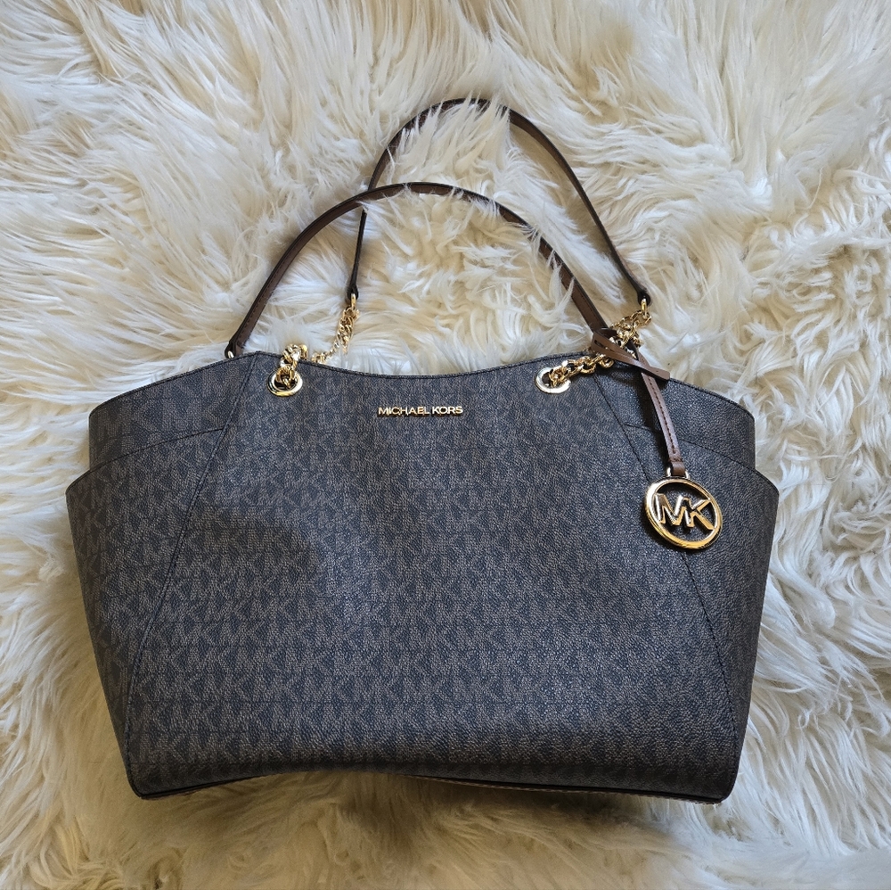 Michael Kors Monogram Brown Tote